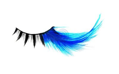 F – BLUE EYELASHES