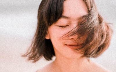 Korean style slanted eye makeup