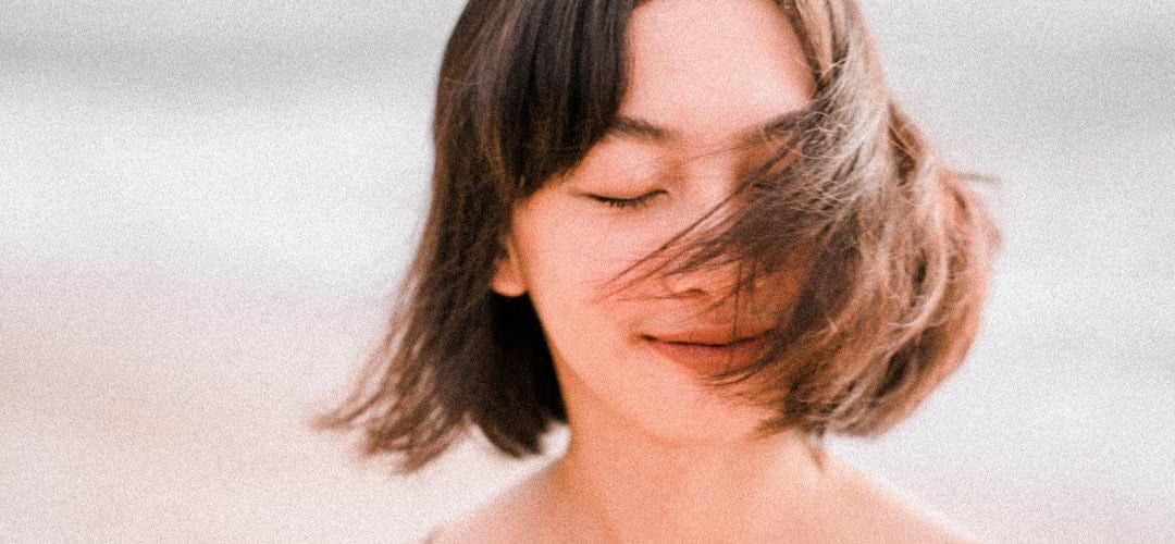 Korean style slanted eye makeup