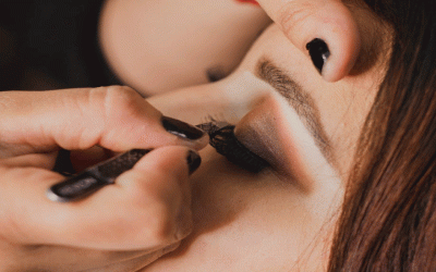 False Eyelash Application Technique